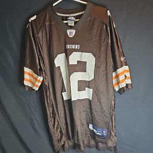 Vintage NFL Cleveland Browns Colt McCoy # 12 Youth L Football Jersey